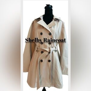 ☔☔Shelby Trech Hooded Raincoat—NWOT☔☔